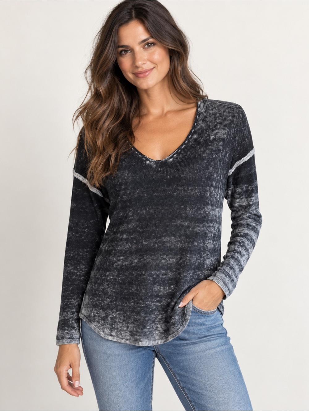 Marc Aurel Silk Blend Top